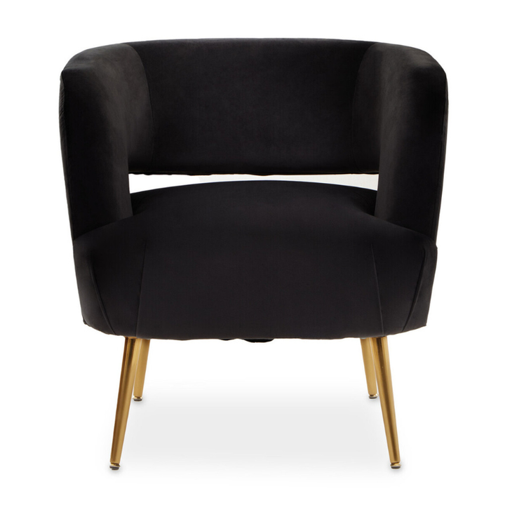 Larissa Black Chair – Sleek Modern Design with Comfortable Seating