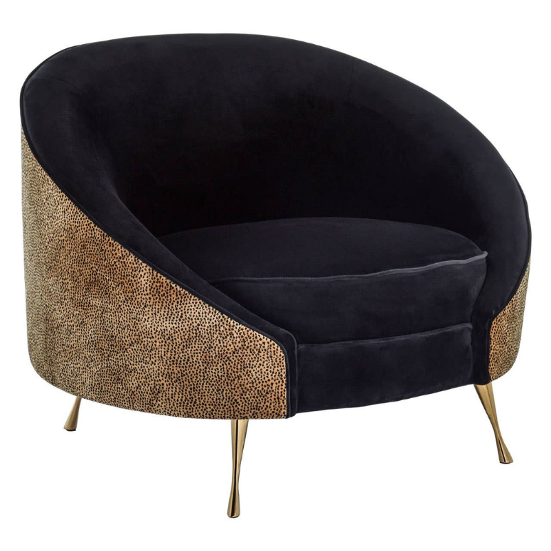 Manhattan Leopard Print Armchair – Bold Statement Style with Everyday Comfort