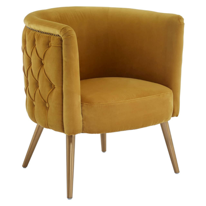 Manhattan Yellow Tub Chair – Bold Colour with Modern, Comfortable Design