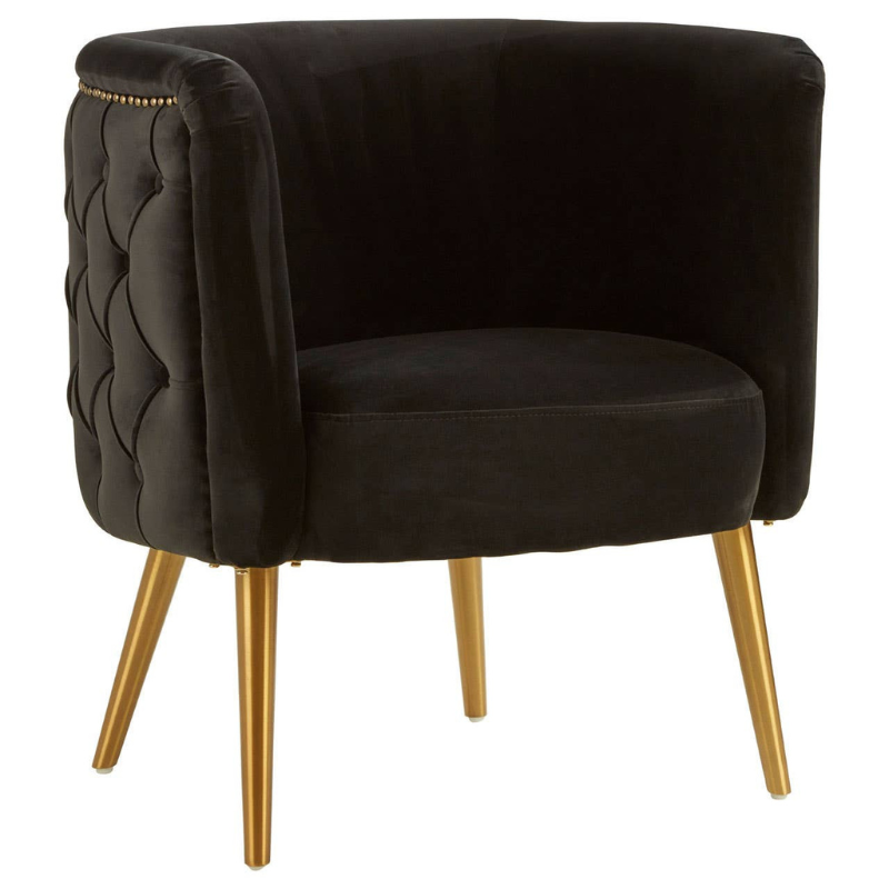 Manhattan Black Tub Chair – Modern Simplicity with Everyday Comfort