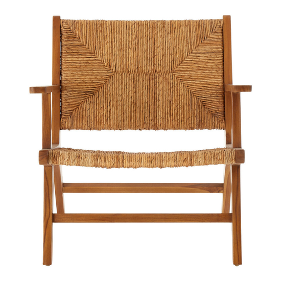 Lovina Natural Rattan Armchair – Handwoven Texture with Airy Coastal Style