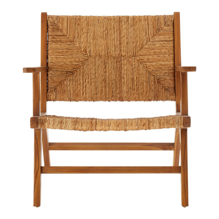 Lovina Natural Rattan Armchair – Handwoven Texture with Airy Coastal Style
