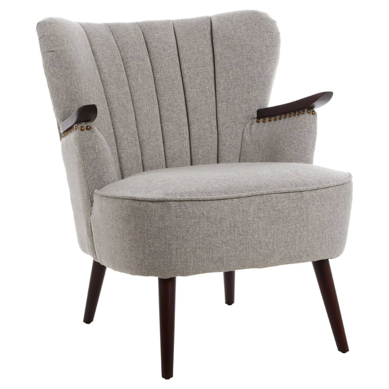 Hampstead Taupe Fabric Armchair – Refined Classic Style with Soft, Neutral Comfort