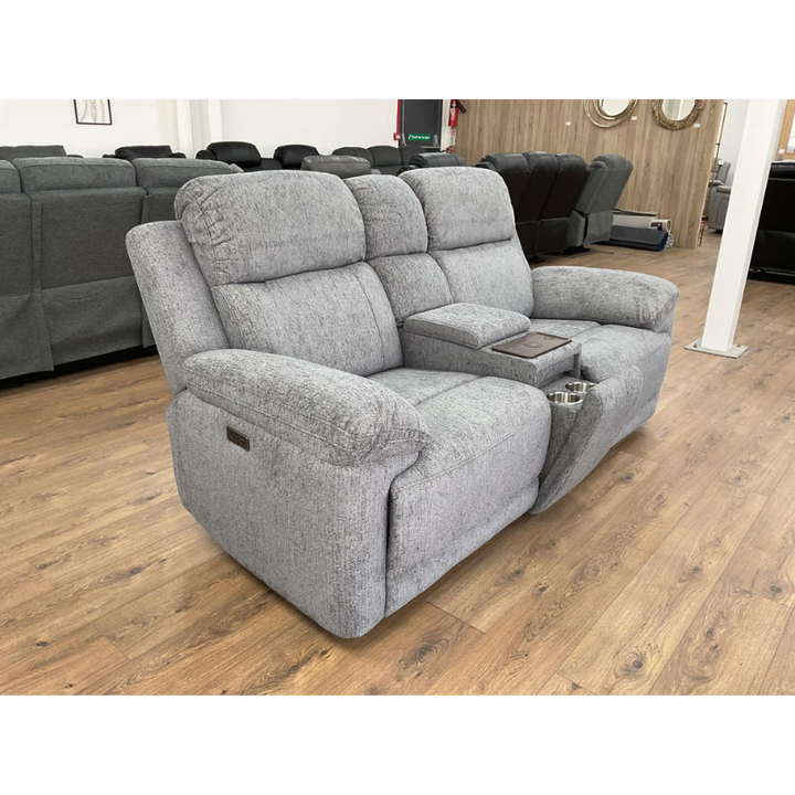 Owen Electric Recliner Grey 2 Seater – Contemporary Comfort with Effortless Relaxation
