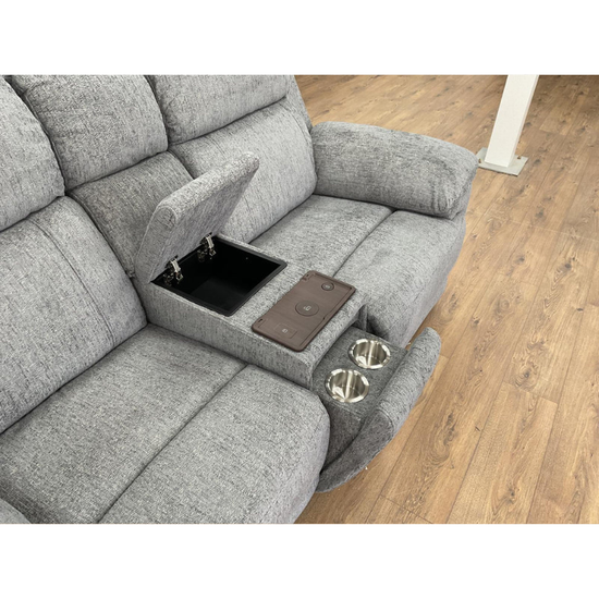 Owen Electric Recliner Grey 2 Seater – Contemporary Comfort with Effortless Relaxation