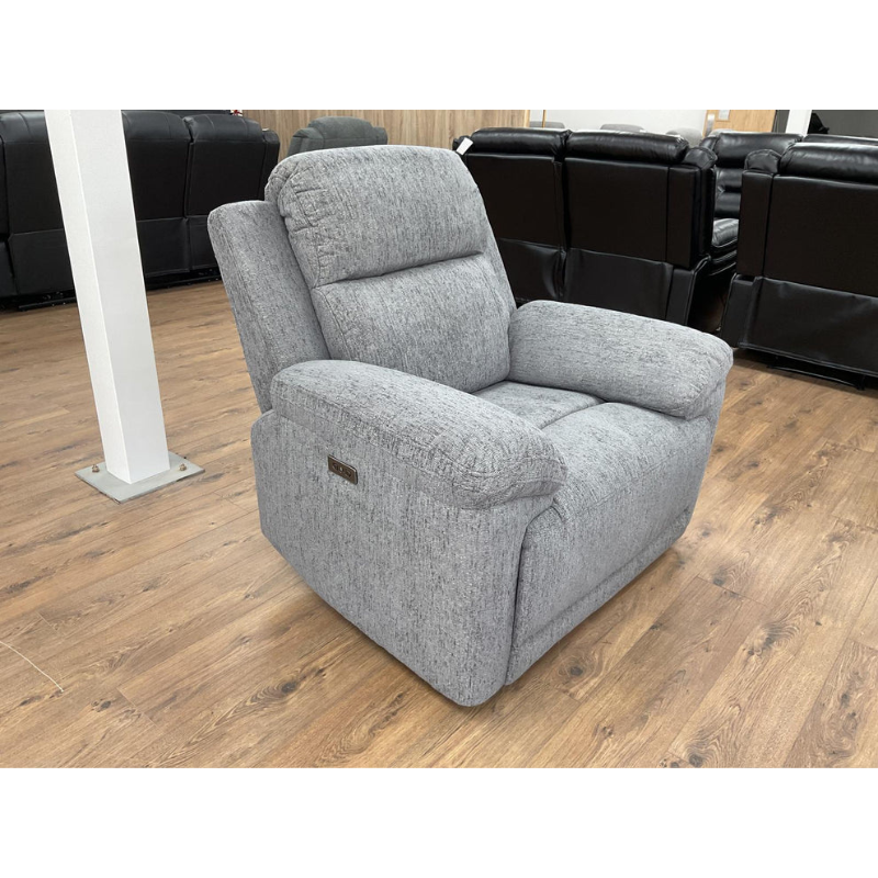 Owen Electric Recliner Grey Armchair – Contemporary Comfort with Effortless Relaxation