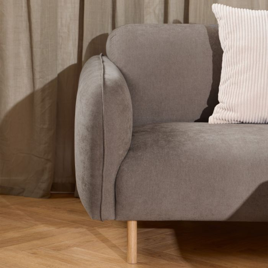 Westham 2.5 Seater Sofa in Dusty Brown Fabric – Contemporary Comfort with Timeless Style