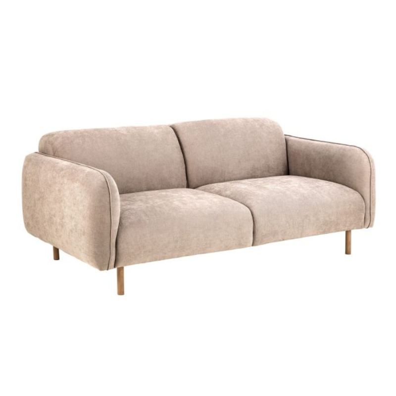 Westham Set of 2 x 2.5 Seater Sofas in Fay Beige Fabric – Contemporary Comfort with Timeless Style