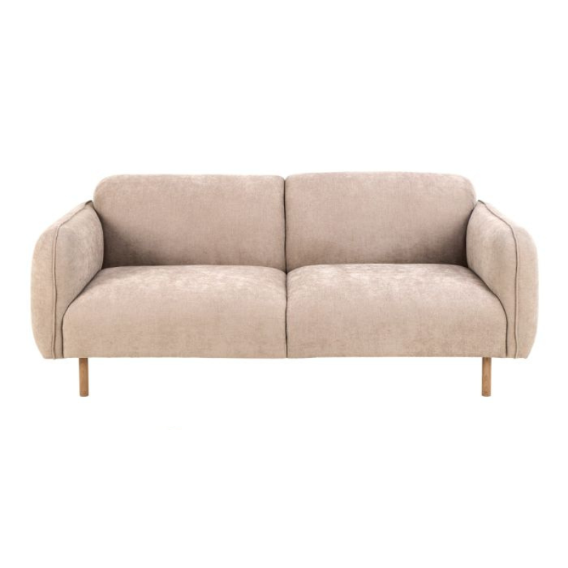 Westham Set of 2 x 2.5 Seater Sofas in Fay Beige Fabric – Contemporary Comfort with Timeless Style