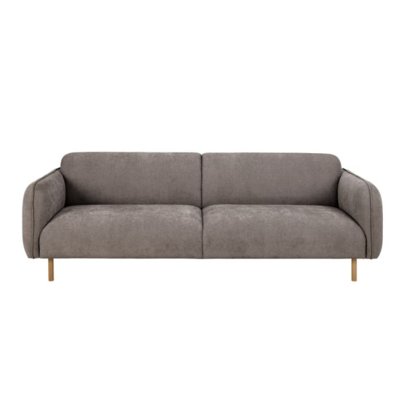 Westham Set of 2 x 3 Seater Sofas in Fay Dusty Brown Fabric – Contemporary Comfort with Timeless Style