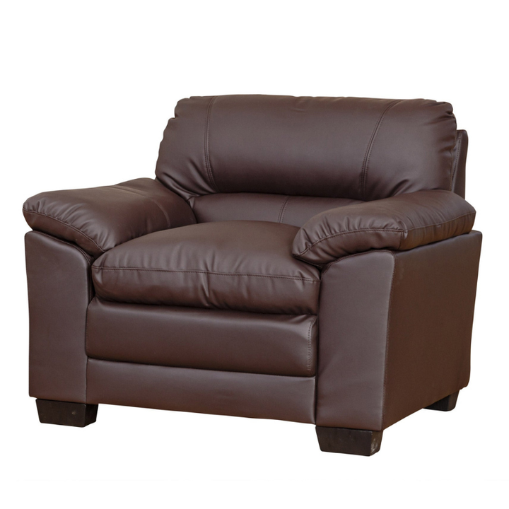 Camden Brown Leather Armchair – Classic Comfort Seating