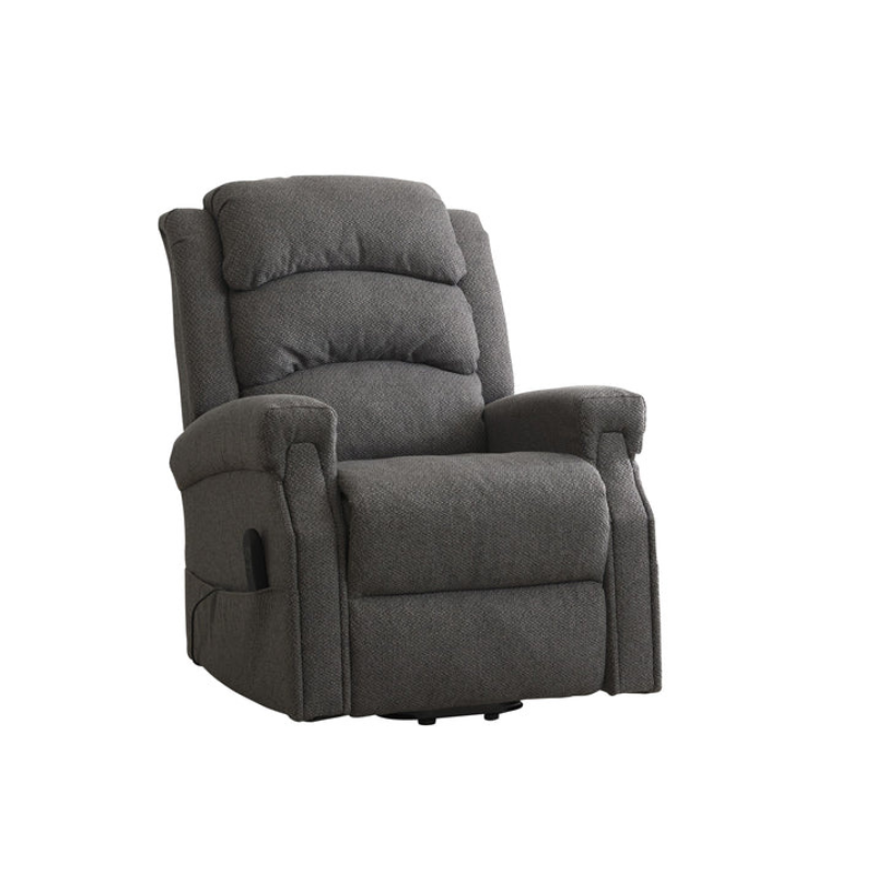 Ashbourne Dark Grey Fabric Dual Motor Lift Assist Recliner Chair