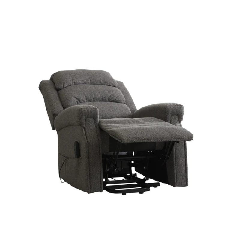 Ashbourne Dark Grey Fabric Dual Motor Lift Assist Recliner Chair