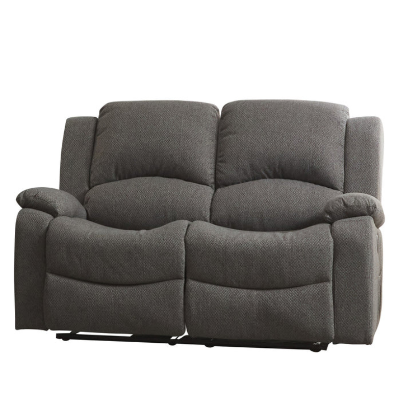 Hartford Dark Grey Fabric 2 Seater Electric Recliner Sofa – Supportive Comfort Seating