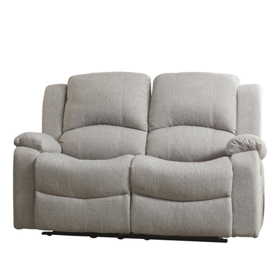 Hartford Light Grey Fabric 2 Seater Electric Recliner Sofa – Supportive Comfort Seating