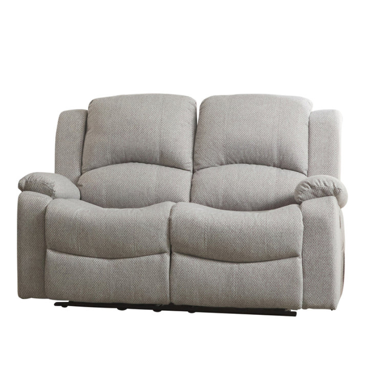Hartford Light Grey Fabric 2 Seater Electric Recliner Sofa – Supportive Comfort Seating