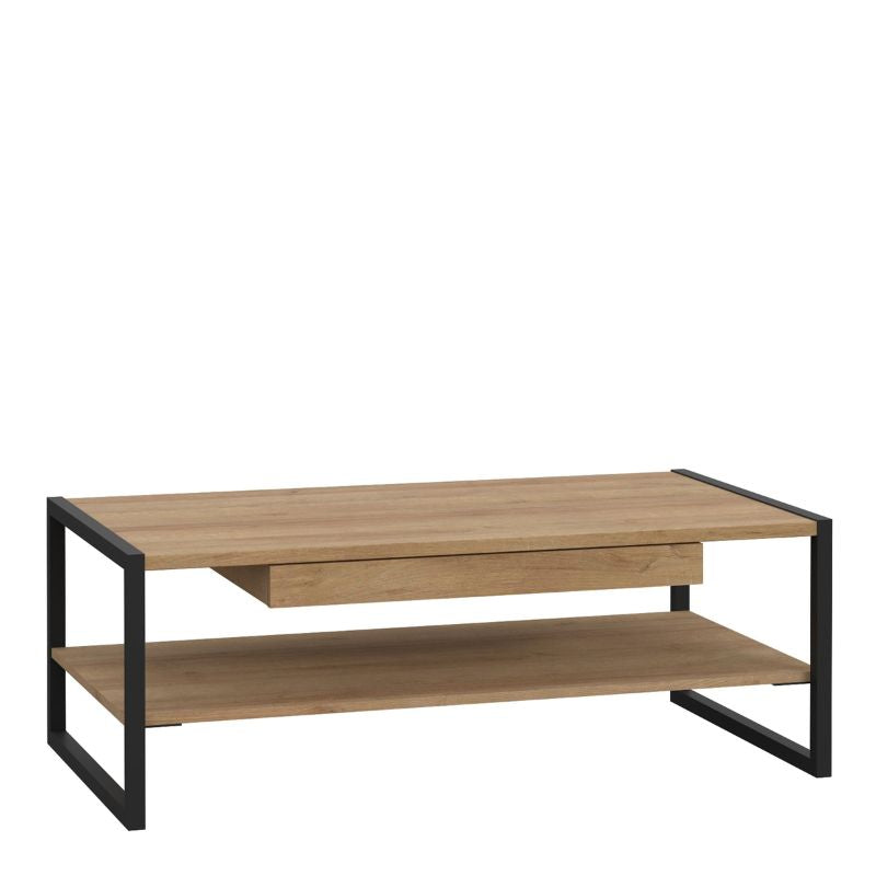 High Rock Coffee Table in Riviera Oak W 111 x H 40 x D 60 cm-Coffee Tables-FTG-