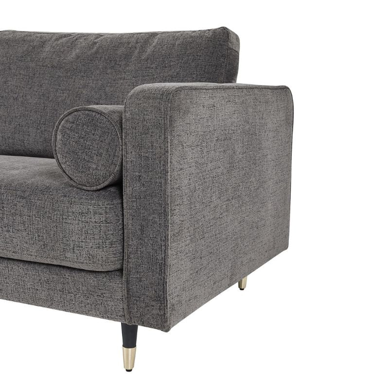 Hampton Grey Large Arm Chair 91L x 88W x 89H-Arm Chair-Hill Interiors-