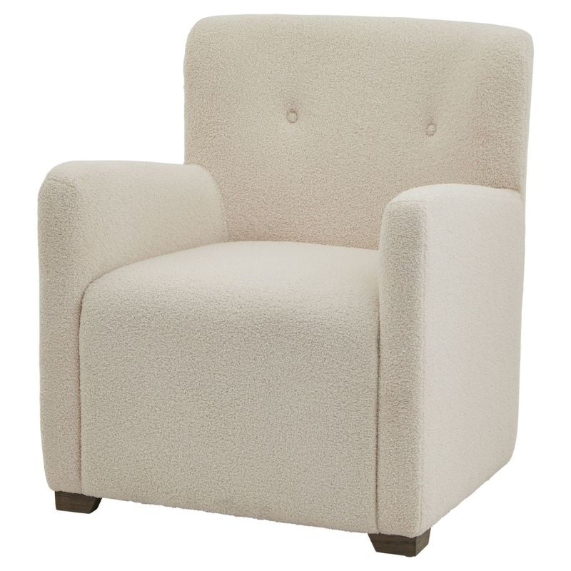 Lingfield Bouclé Armchair 81L x 74W x 84H-Arm Chair-Hill Interiors-