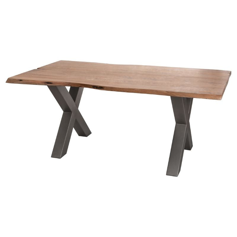 Live Edge Collection Dining Table 180L x 100W x 78H-Dining Tables-Hill Interiors-