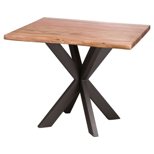 Live Edge Collection Square Dining Table 90L x 90W x 76H-Dining Tables-Hill Interiors-