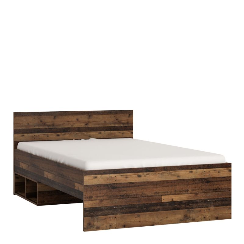 Brooklyn Single Bed 120cm in Walnut W 1253 x H 805 x D 2048 mm-Bed-FTG-