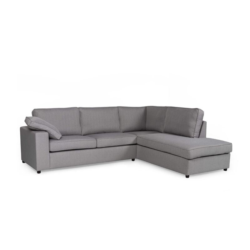 Alton Fabric Corner Sofa Silver-Sofa-Heartlands Furniture-