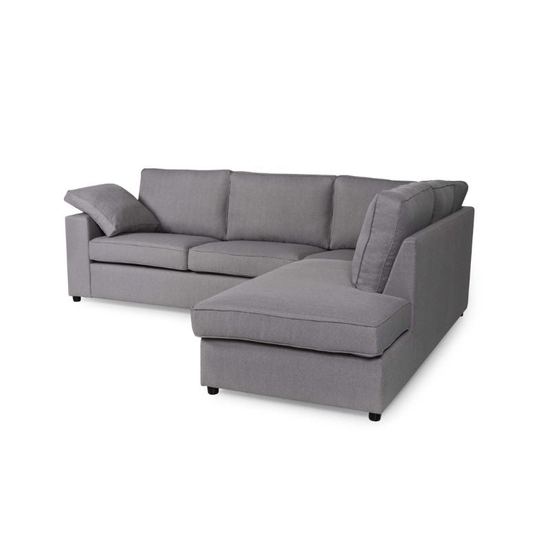 Alton Fabric Corner Sofa Silver-Sofa-Heartlands Furniture-