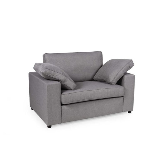 Alton Fabric Sofa 1 seater Silver 1420W x 900H x 900D-Sofa-Heartlands Furniture-