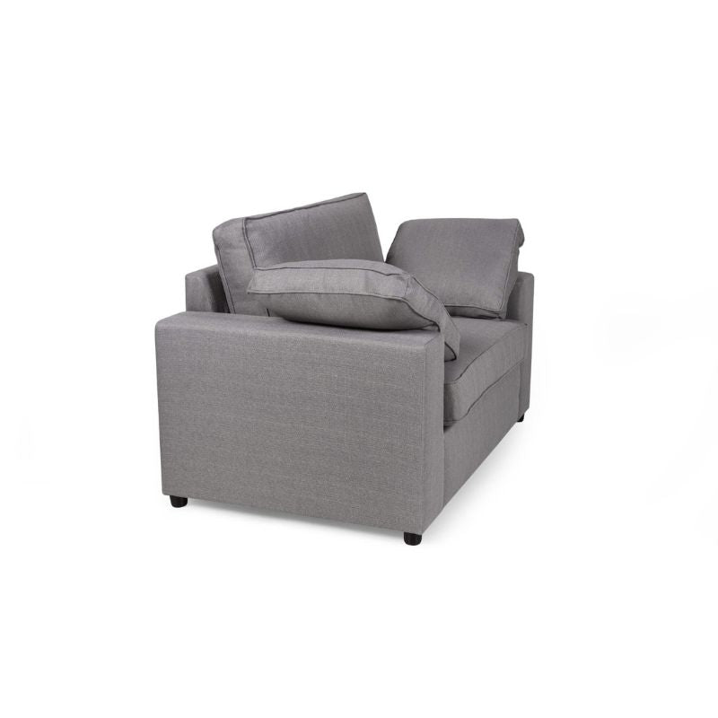 Alton Fabric Sofa 1 seater Silver 1420W x 900H x 900D-Sofa-Heartlands Furniture-