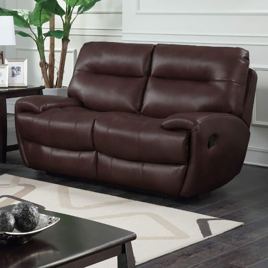 Bailey Recliner LeatherGel & PU 2 Seater 1650W x 990D x 1020H-Sofa-Heartlands Furniture-Black-