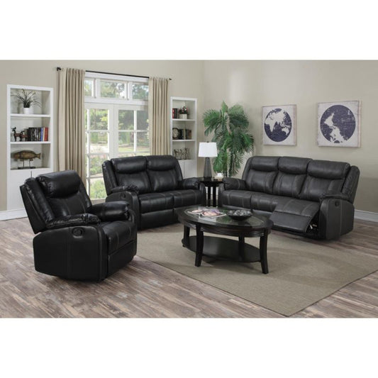 Leeds Recliner LeatherLux & PU 2 Seater-Sofa-Heartlands Furniture-Espresso-