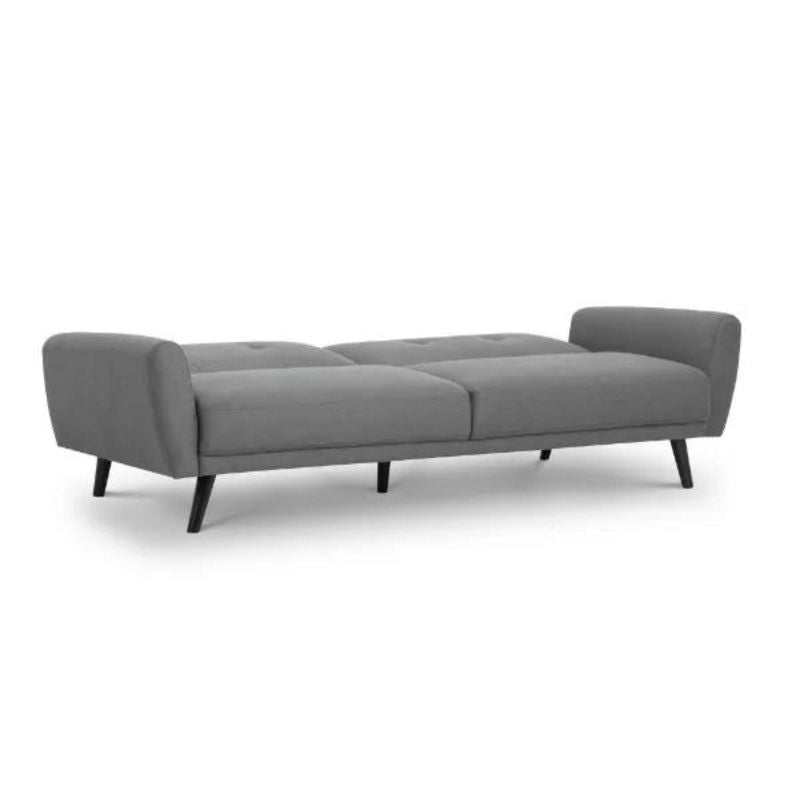 Monza Fabric Sofa Bed H 87cm L 221cm W 87 (112cm)cm-Sofa beds-Julian Bowen-Blue Linen-