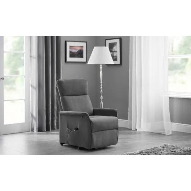 Helena Rise & Recline Chair H 99cm L 66cm W 84cm-Recliners-Julian Bowen-