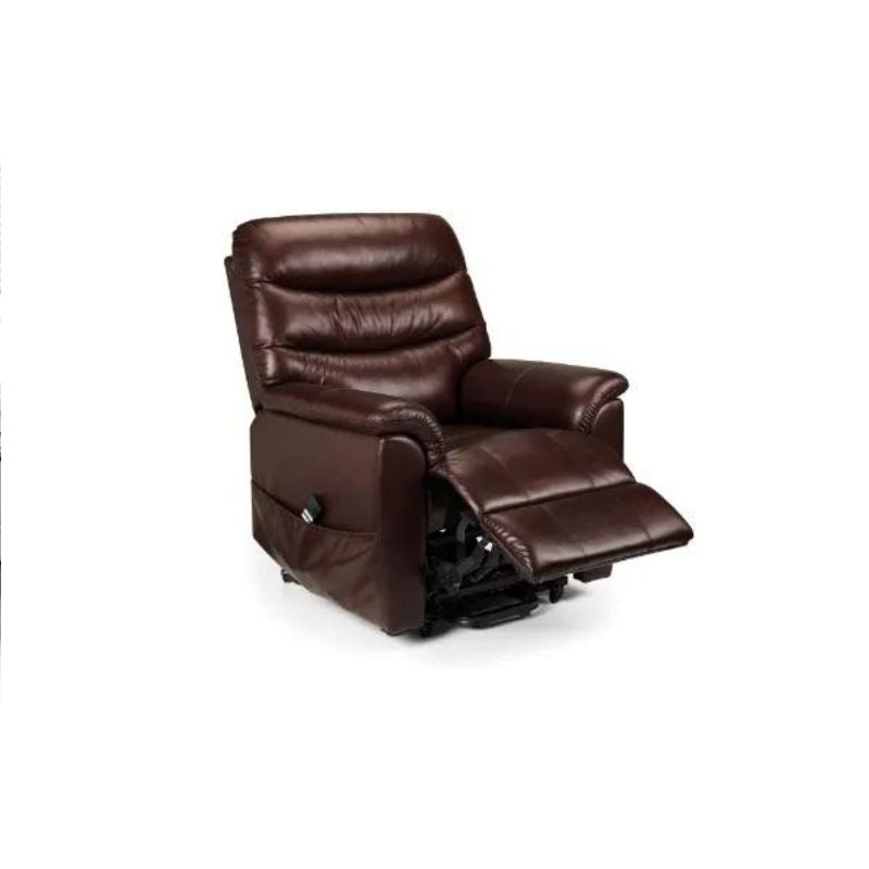 Pullman Leather Dual Motor Rise & Recliner H 110cm L 90cm W 88cm-Recliners-Julian Bowen-