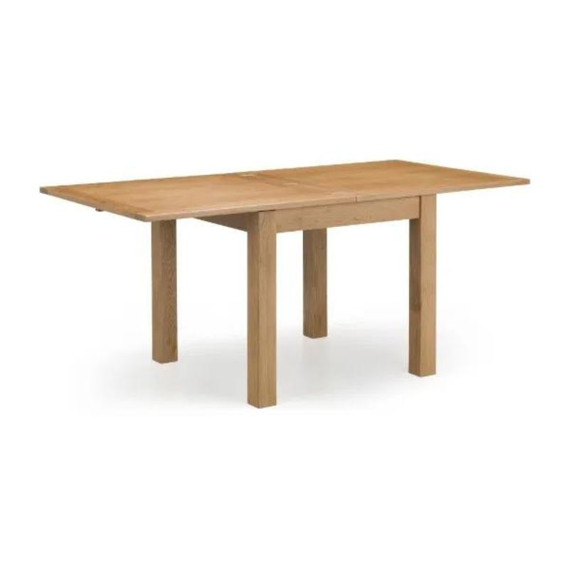 Astoria Flip-Top Dining Table H 78cm L 90/180cm W 90cm-Dining Tables-Julian Bowen-