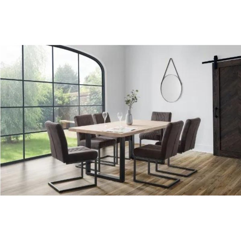 Berwick Rectangular Dining Table H 75cm L 180cm W 100cm-Dining Tables-Julian Bowen-