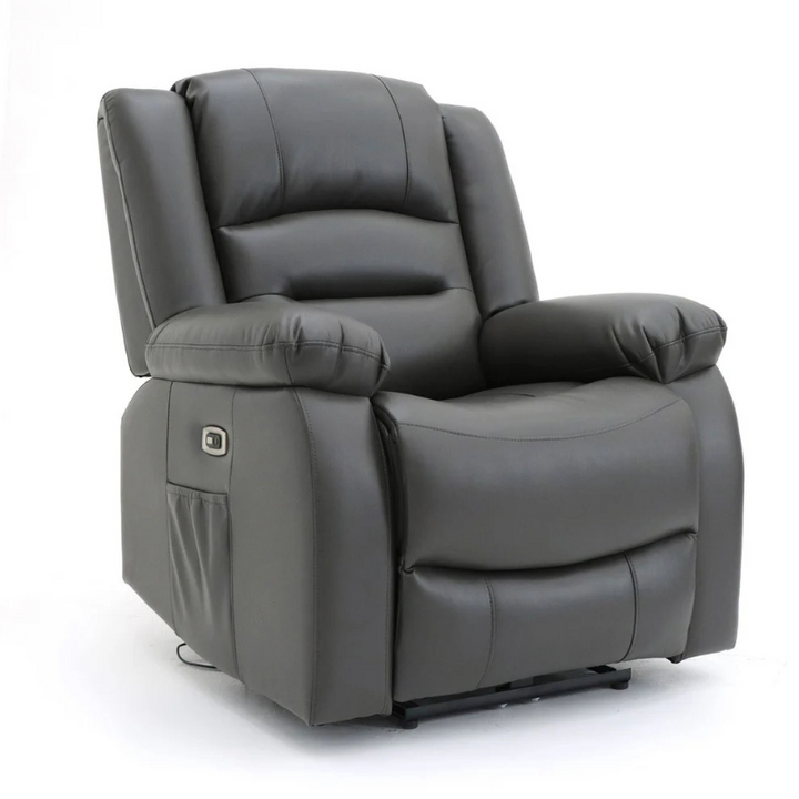 Alva Electric Recliner Armchair – Grey | Modern Comfort Recliner
