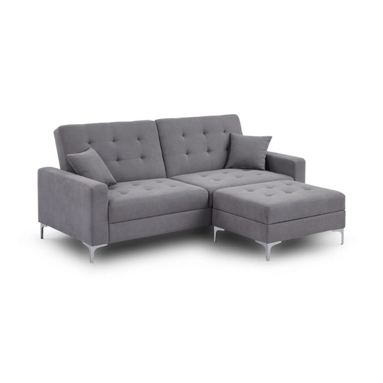 Brook Grey Universal Corner Sofa Bed – Reversible Chaise & Modern Pull-Out Bed