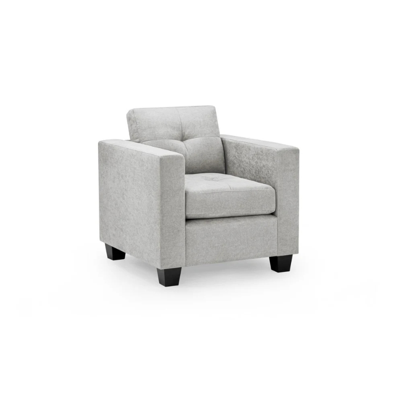 Jerry Sofa Grey Fabric Armchair – Modern Style & Everyday Comfort