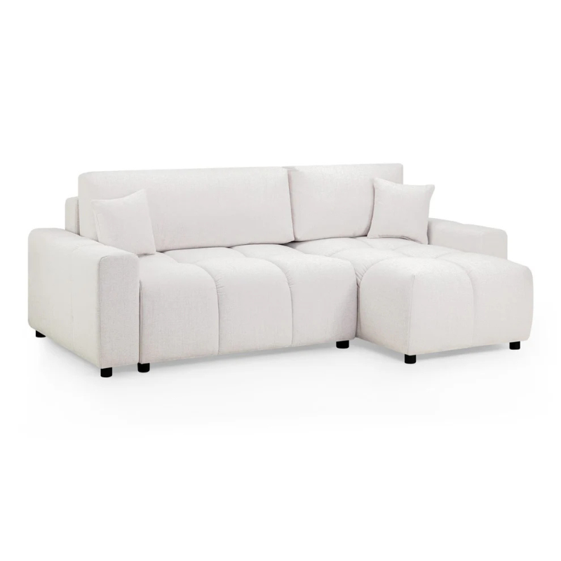 Luki Sofabed Beige Universal Corner – Stylish & Functional Corner Sofa Bed