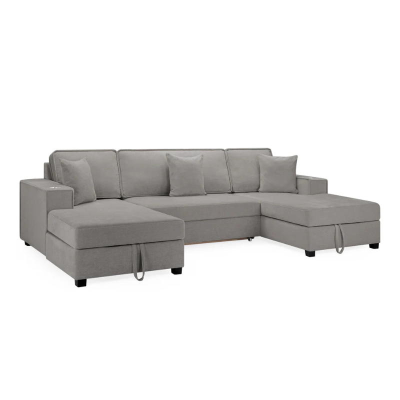 Milan Sofabed Grey Universal Corner – Modern, Comfortable & Versatile