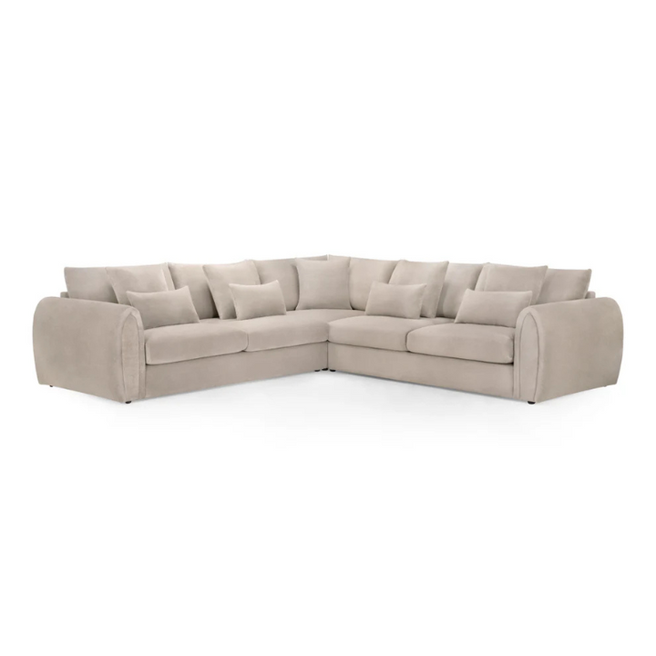 Mirabel Sofa Mocha Large Corner – Spacious, Warm & Contemporary