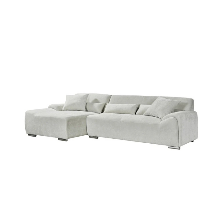 Modena Sofa Beige Left Hand Facing Corner – Elegant, Spacious & Contemporary