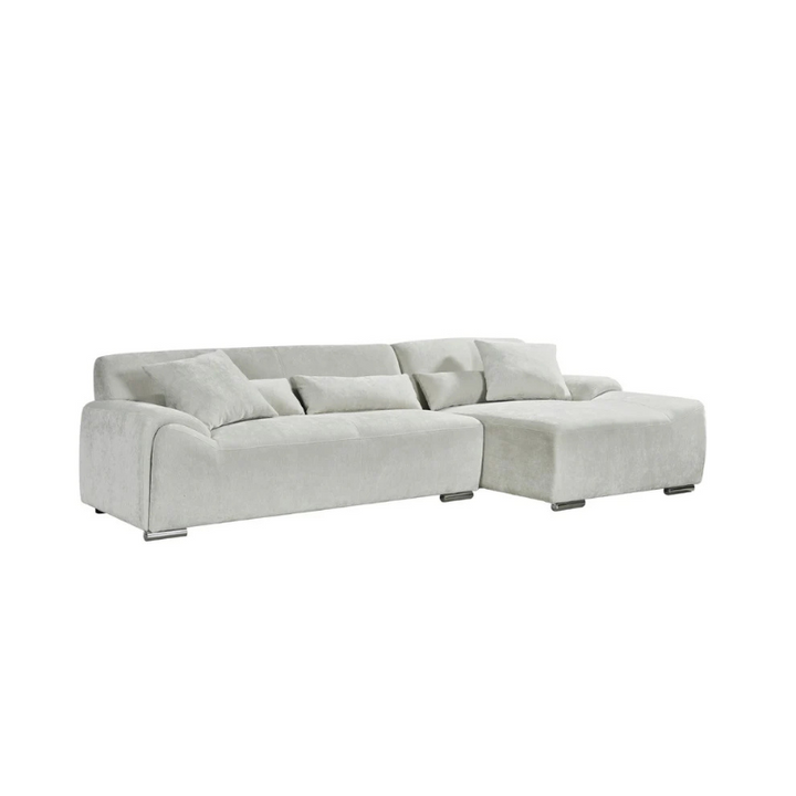 Modena Sofa Beige Right Hand Facing Corner – Elegant, Spacious & Contemporary