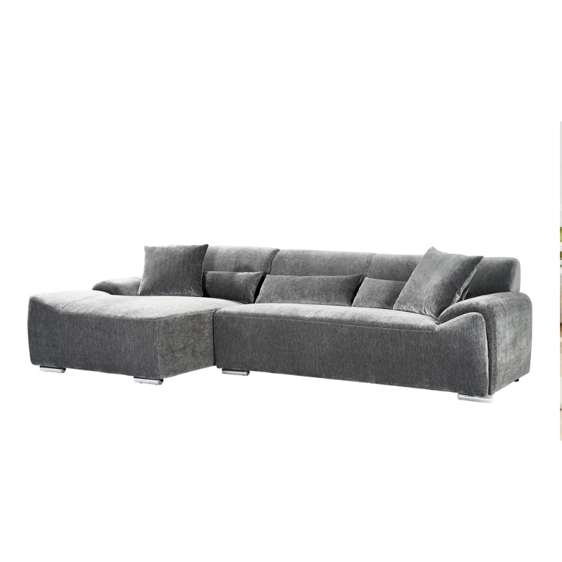 Modena Sofa Charcoal Left Hand Facing Corner – Stylish, Spacious & Contemporary