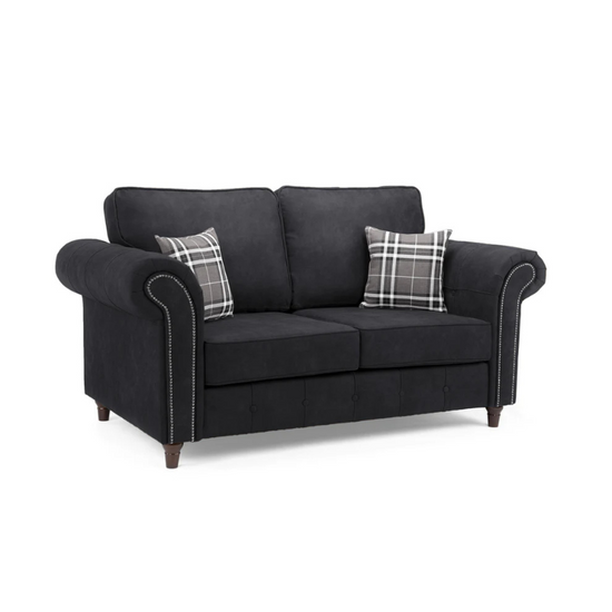 Oakland Sofa Charcoal 2 Seater – Timeless Comfort and Style