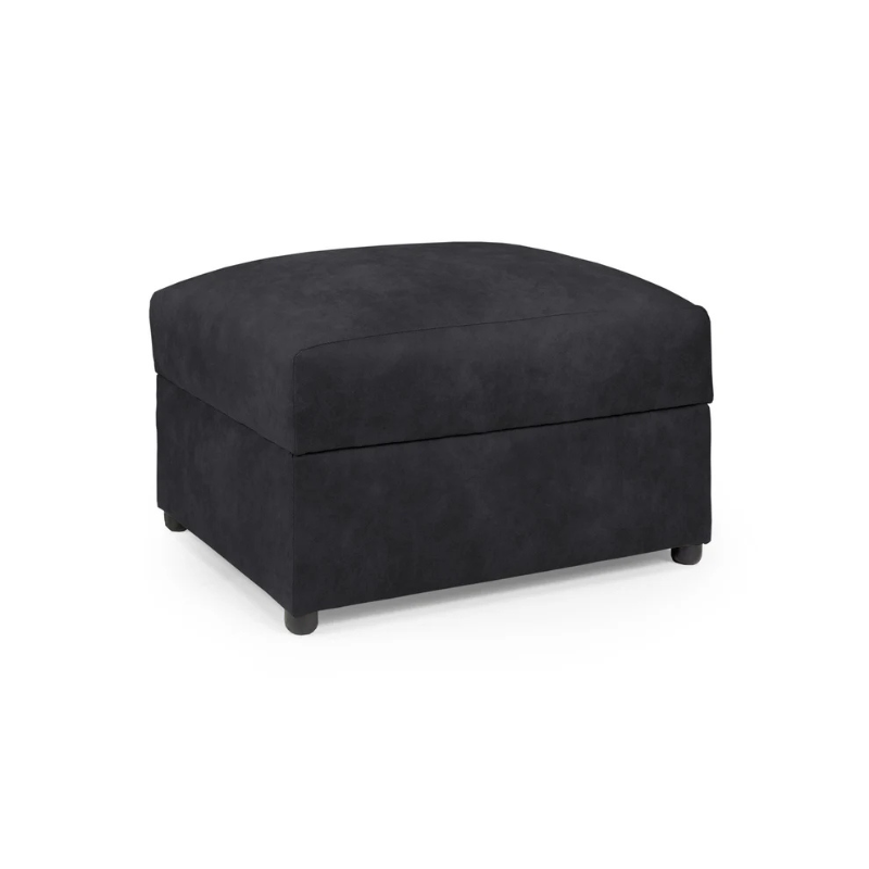 Oakland Sofa Charcoal Footstool – Practical Comfort with Classic Style