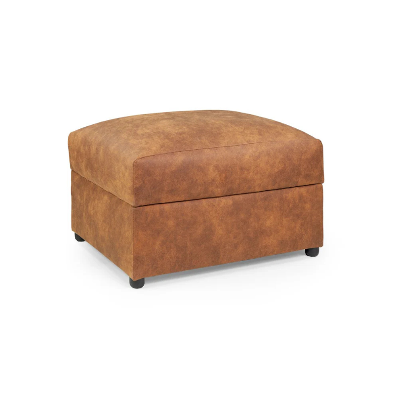 Oakland Sofa Tan Footstool – Practical Comfort with Timeless Style
