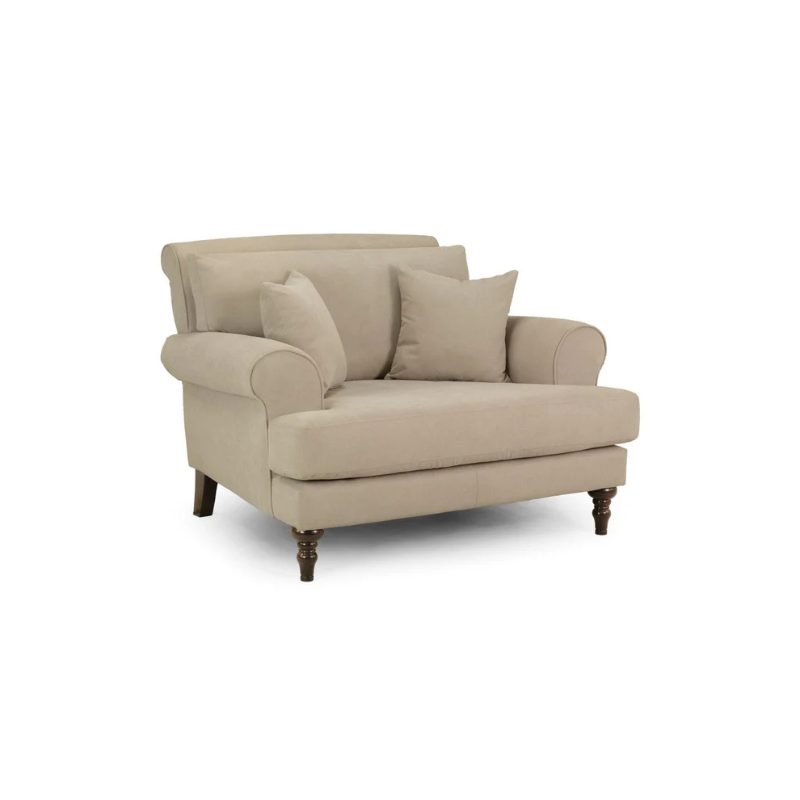 Summer Sofa Beige Armchair – Modern Comfort in a Compact Design